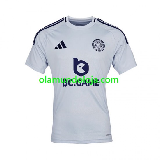 Camisola Leicester City Homem Equipamento Terceiro 2024-2025 Manga Curta